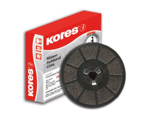 [016437] Kores Cinta Ribbon 241 Negro-Rojo